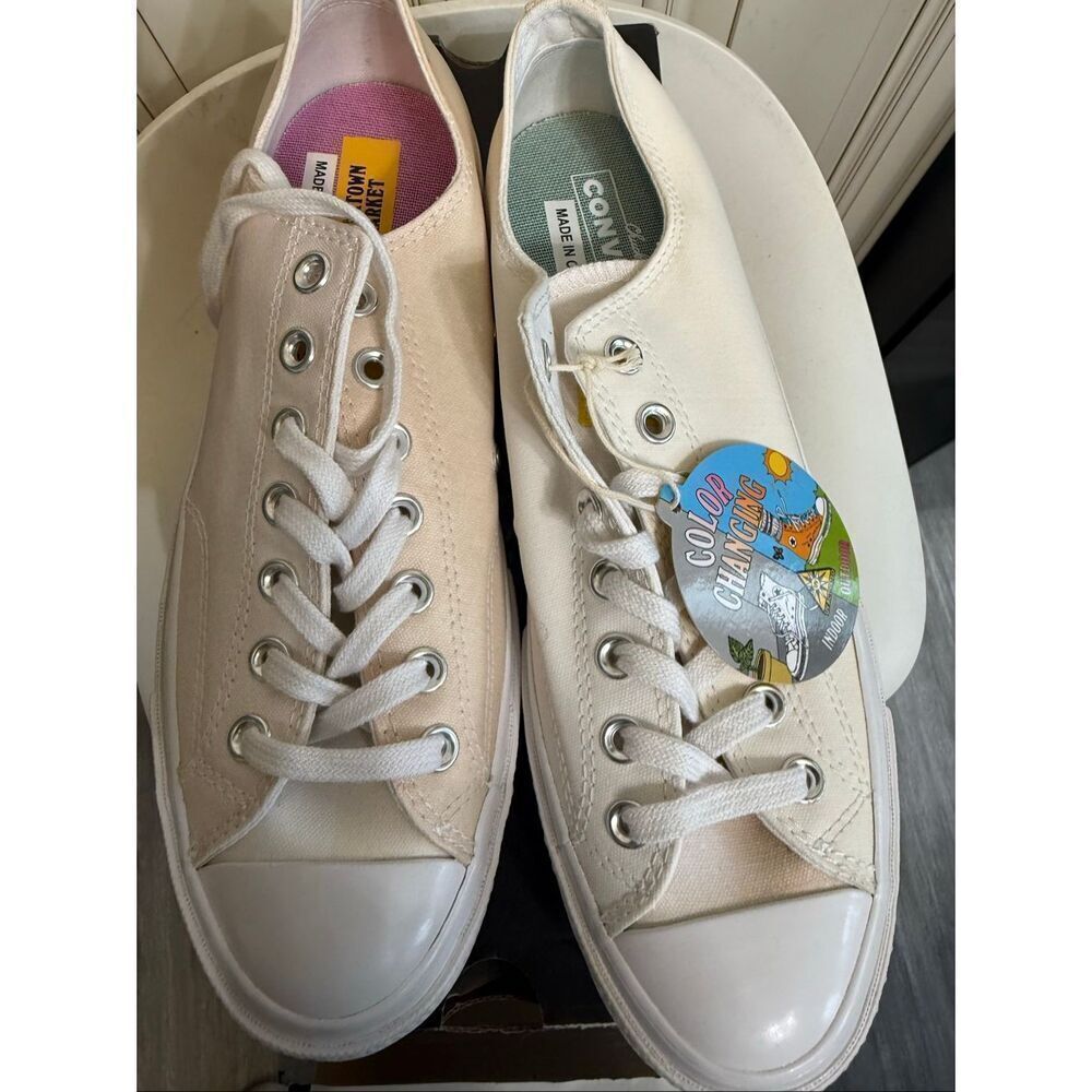 Converse Chuck 70 OX x Chinatown Market Sneaker Shoes Tan Men's 8.5 Women's 10.5